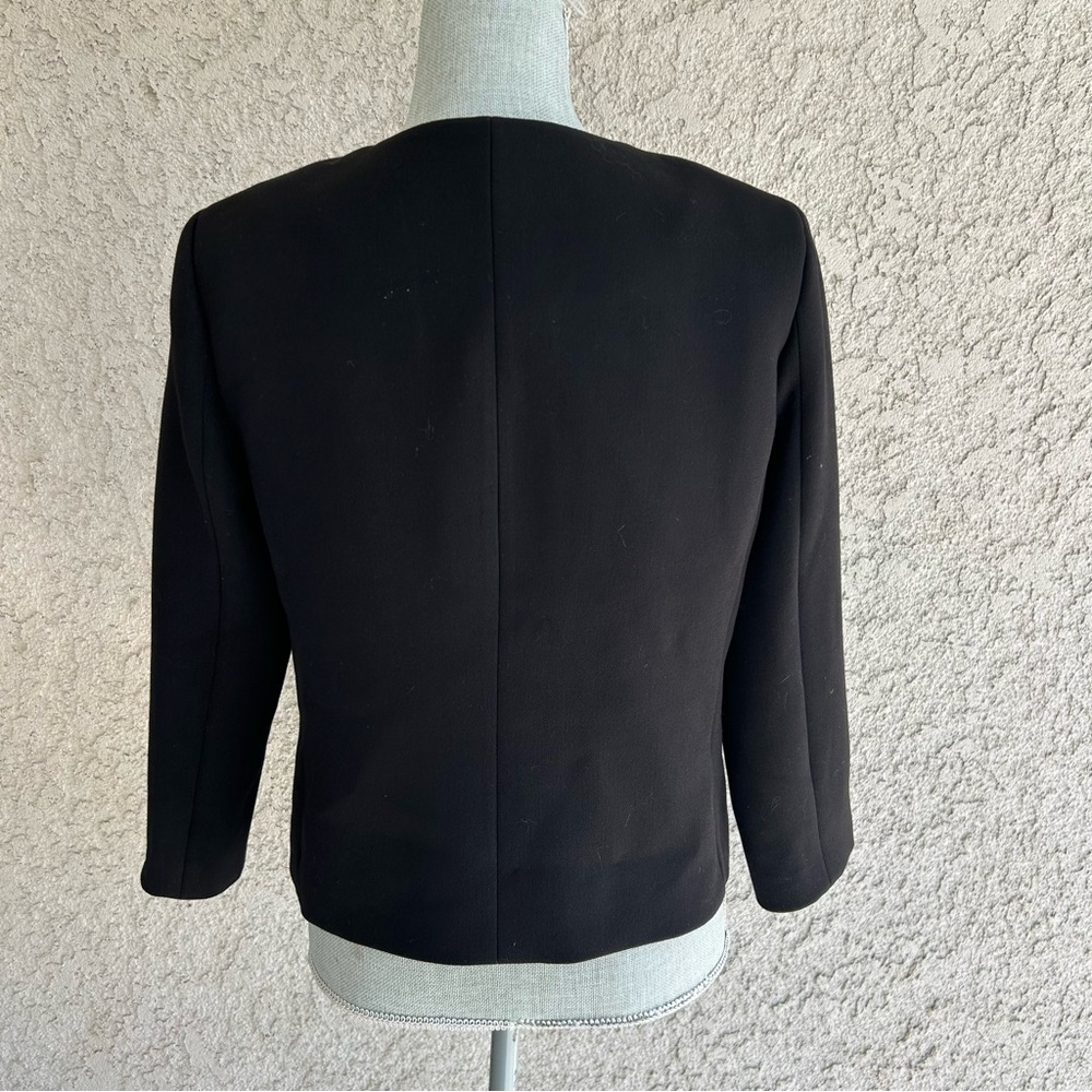 Philosophy Solid Black Blazer Classy Jacket - Siz… - image 3